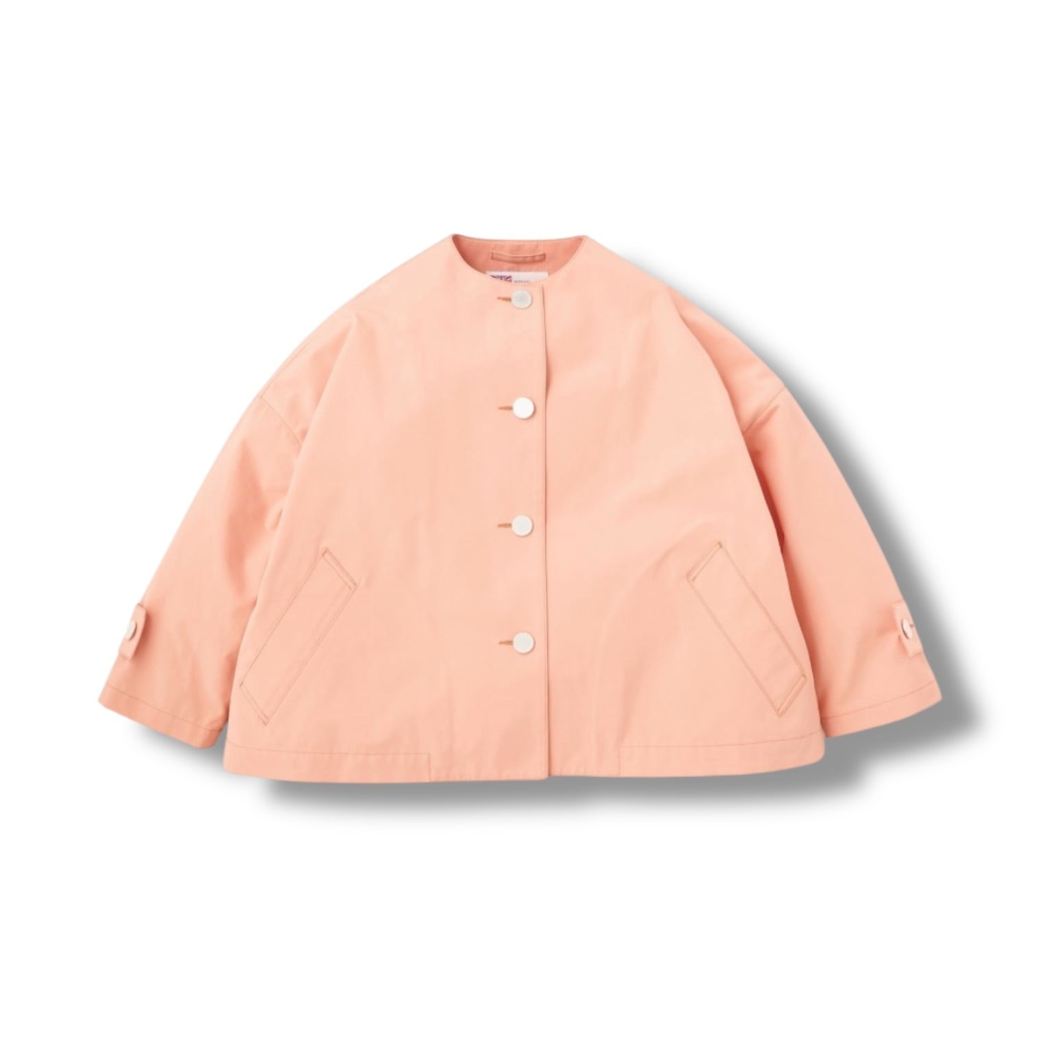 Women's MALTON NO COLLAR SHORT-Sun Filter Orange〖Traditional Weatherwear〗マールトン ノーカラー ショート L261KGFCO0466RO
