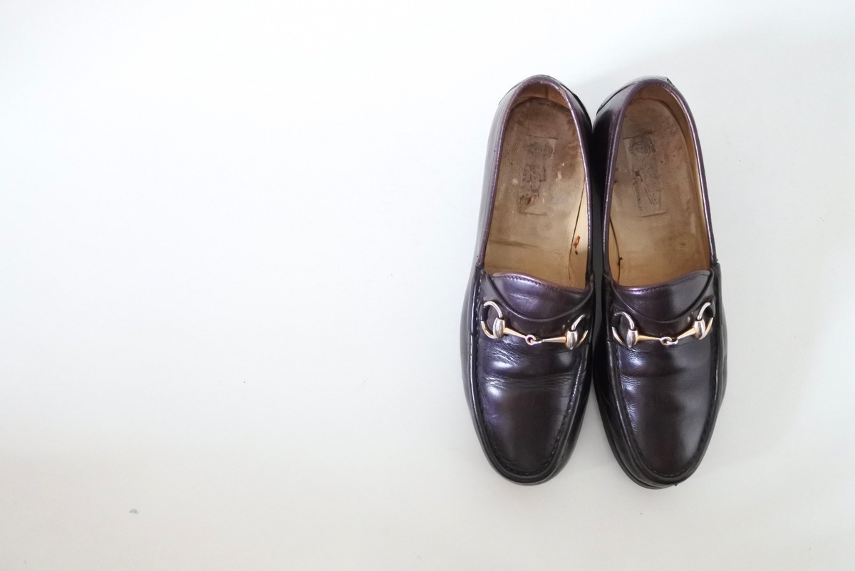 Old Gucci オールドグッチ ホースビットローファー 41.5 | JUST LIKE 
