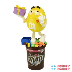 M&M's ディスペンサー イエロー プレゼント 23センチ 企業物