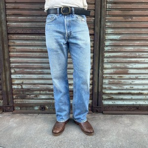 90s USA製 Levi's 517 デニムパンツ ブーツカット W33 L31 W86cm ヴィンテージ 黒カン 内股シングル リーバイス タテオチ グランジ 80s