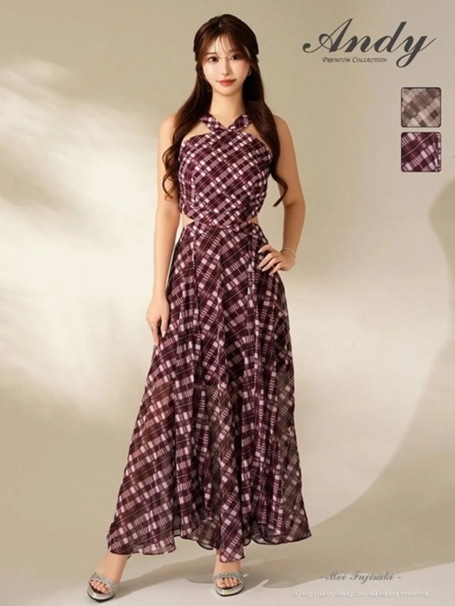 【即納】Andy AN-ON3041 【ロング/ロングミニ/プリント柄】