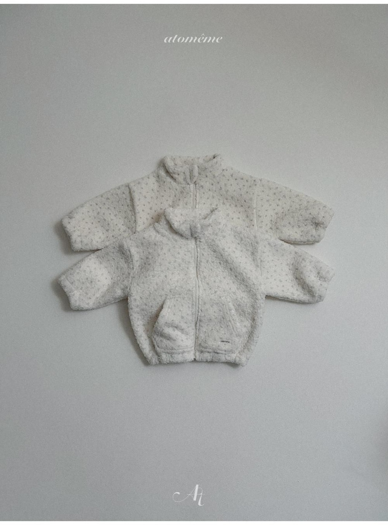 〖取寄〗韓国子供服 / 26winter / atomeme / テディジップアップ / キッズ *S~XL*