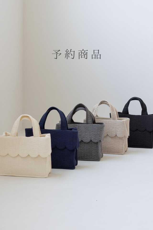 予約【Square Tote】Scallop Small