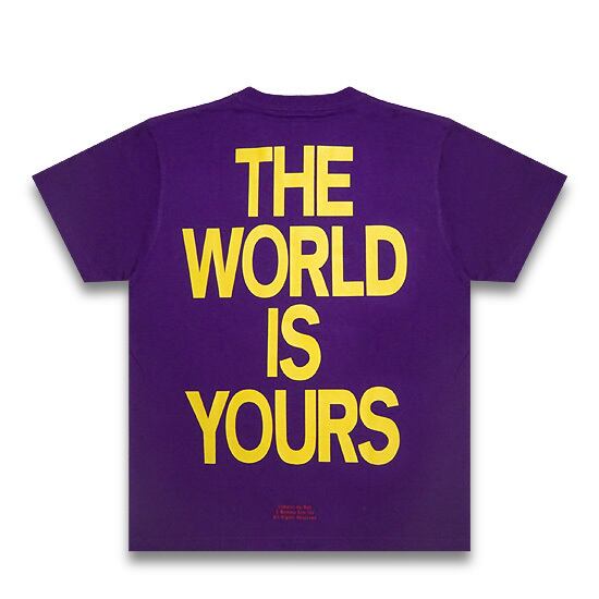 NAS The World Is Yours バンドTシャツ 公式 オフィシャル NAS Tシャツ -World Is Yours / PURPLE- | Mister-T