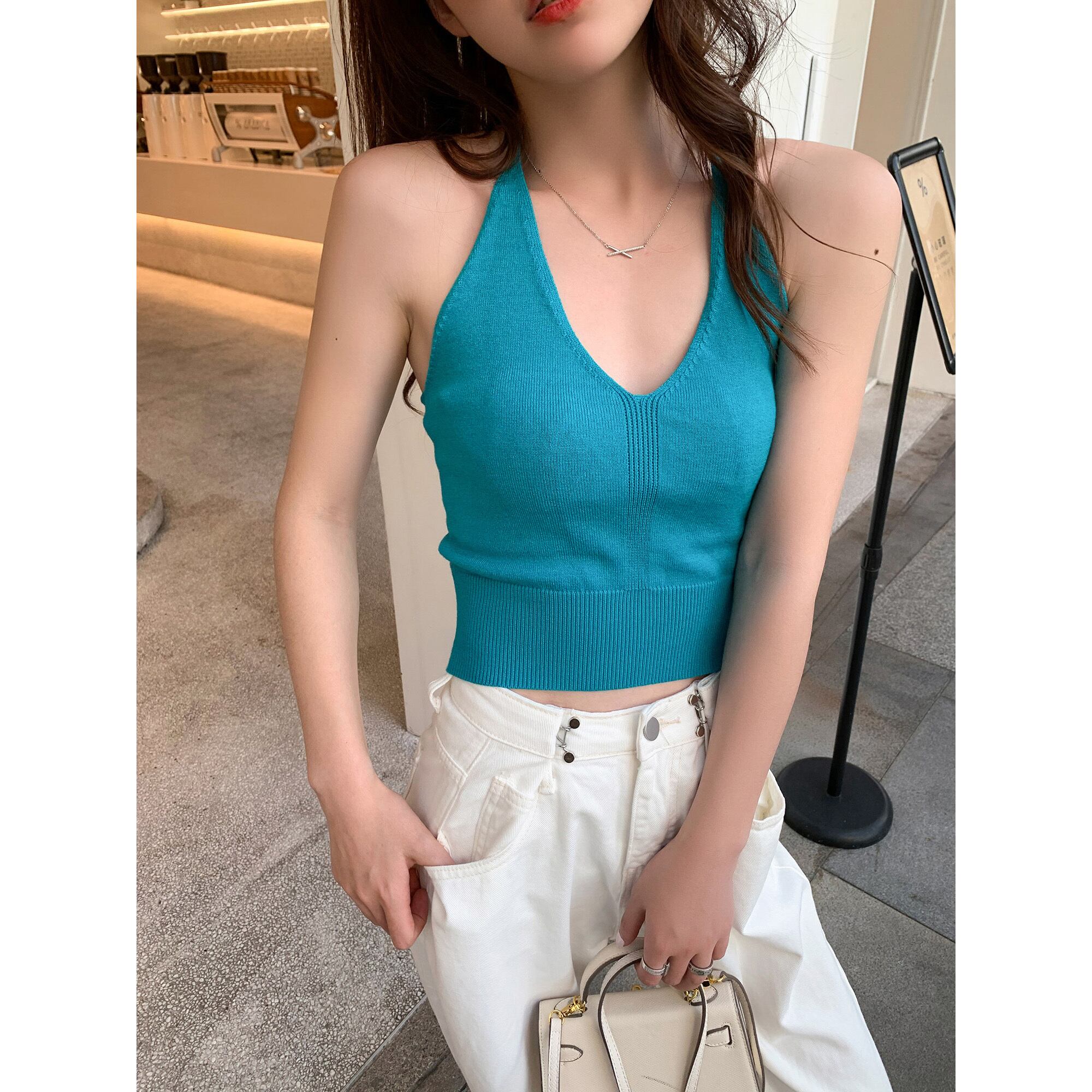 サマーノースリーブトップス 夏物 6Du_Shop_Women50693957742