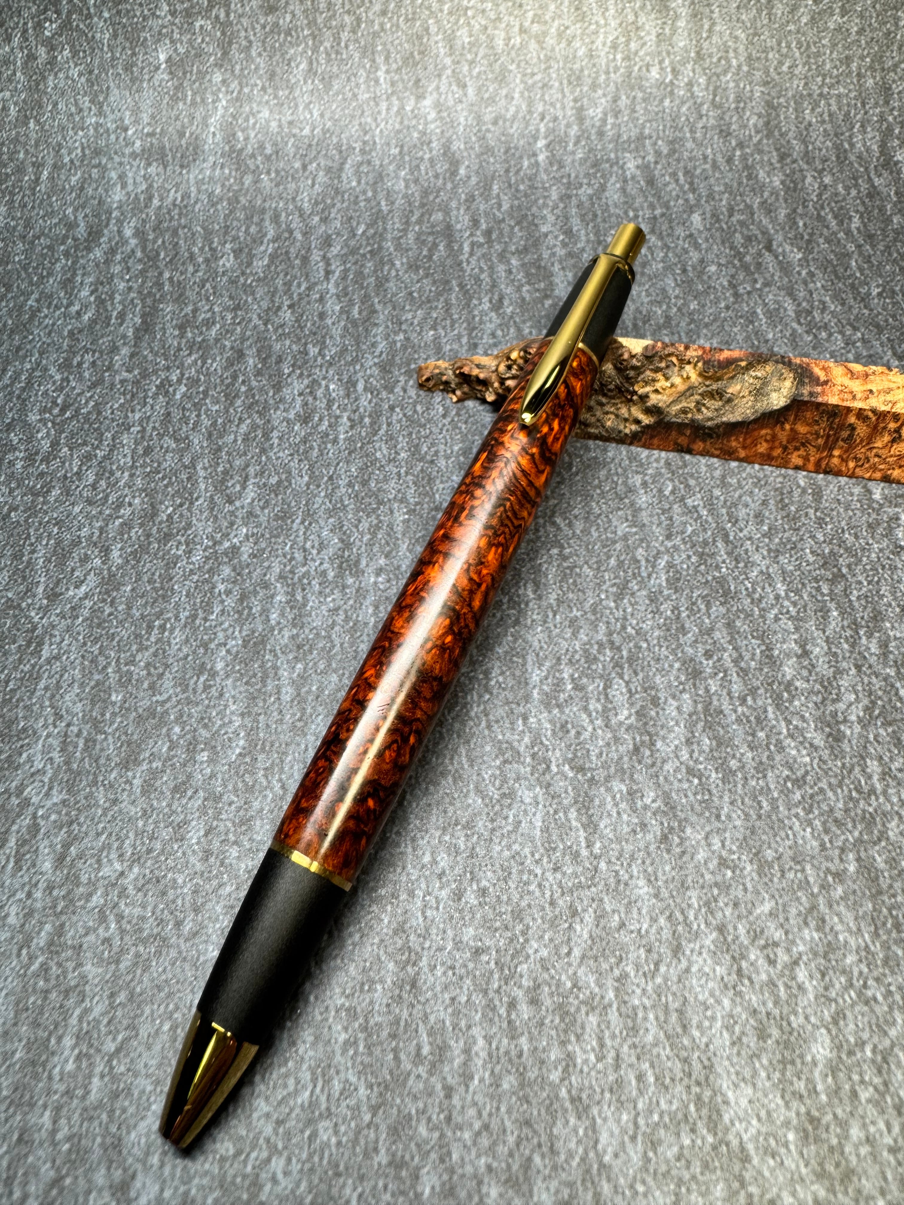 本花梨瘤紅白極上 15cm定規 | あけぼの工房