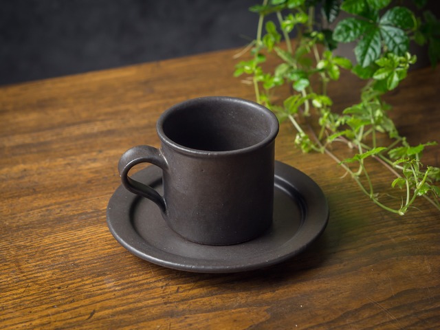 SHIROUMA コーヒーカップ 黒（マグカップ）／長谷川 哲也