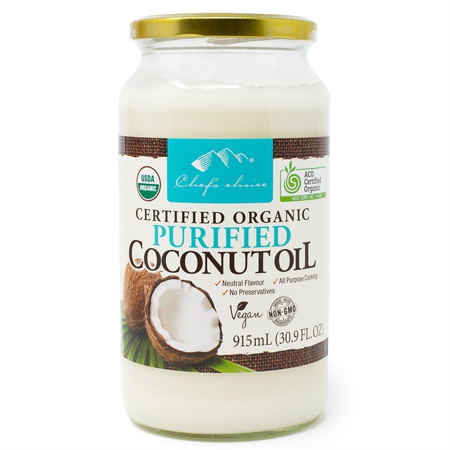 シェフズチョイス オーガニックココナッツオイル 915ml 精製タイプ Organic Coconut Oil