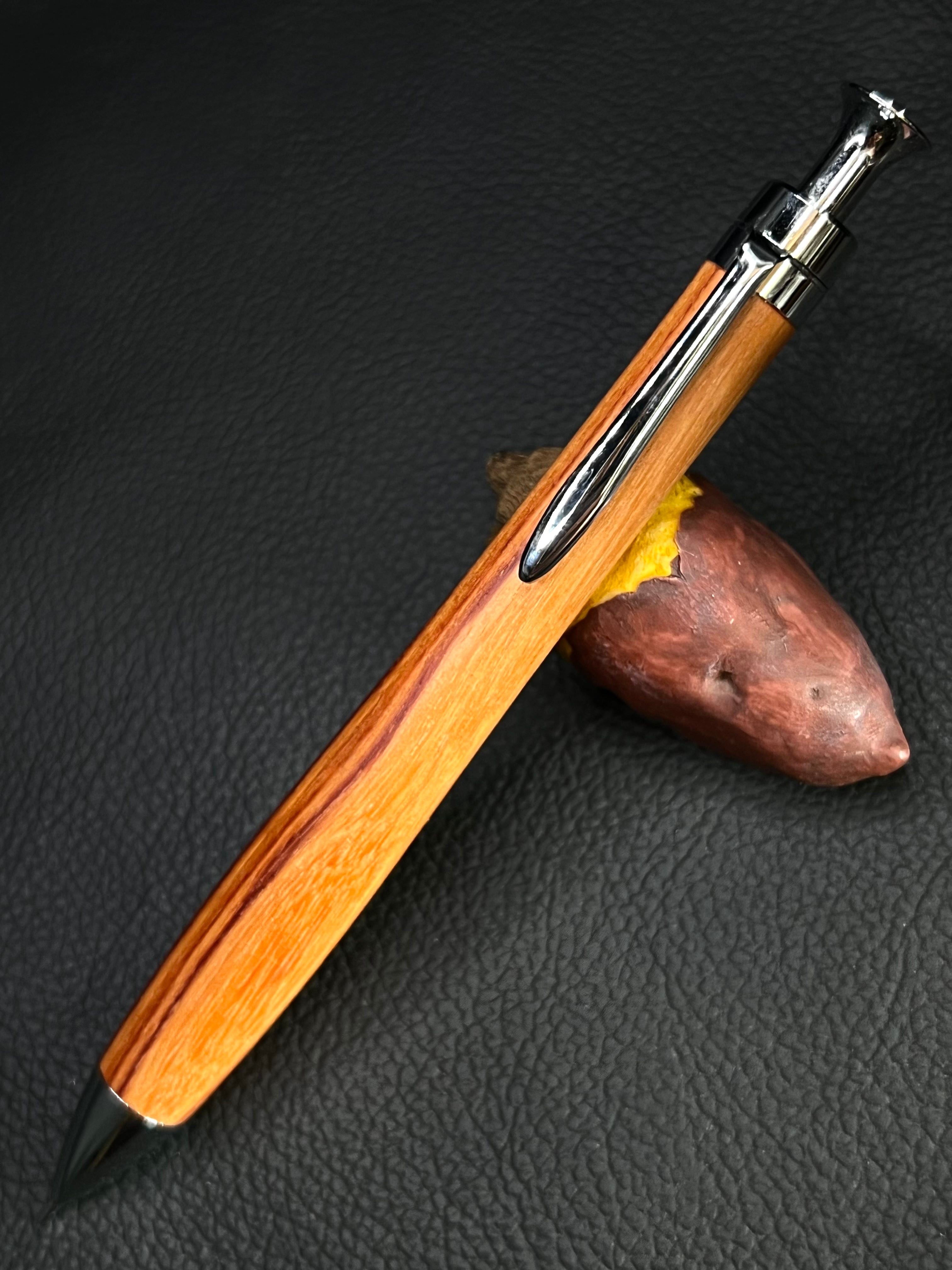 ★箱無し★新品 こぶた工房 極上花梨瘤 赤白青 3本セット シャープペン0.5 ☆箱無し☆新品 こぶた工房 極上花梨瘤 赤白青 3本セット