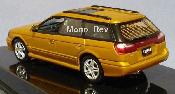 オートアート58621 スバル レガシィ GT-B ゴールド BH5 1999年モデル