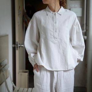 Whiteread(ホワイトリード)W-019-N Antique Linen Shirt