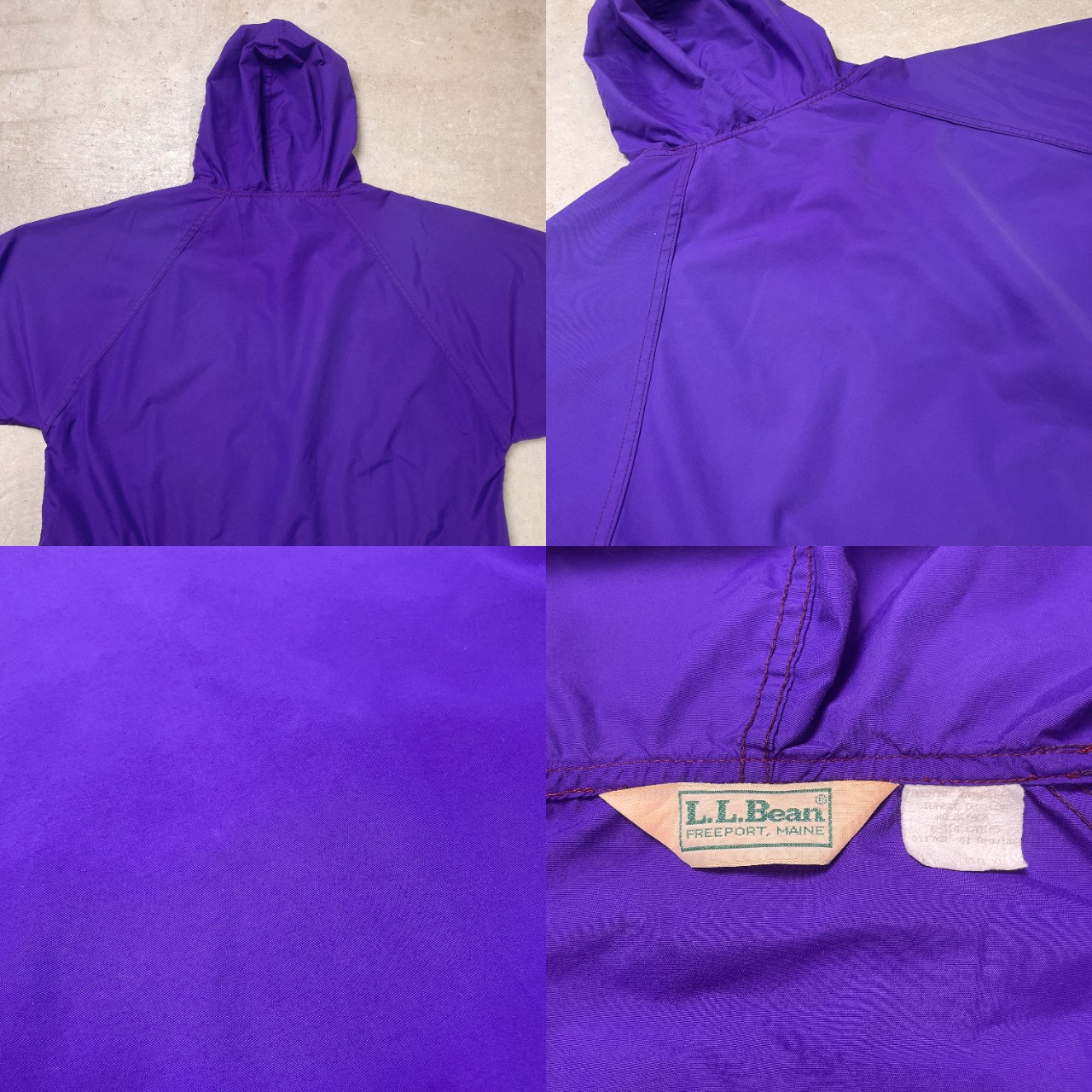 80年代〜90年代 L.L.Bean エルエルビーン 山ロゴ ナイロン アノラック 