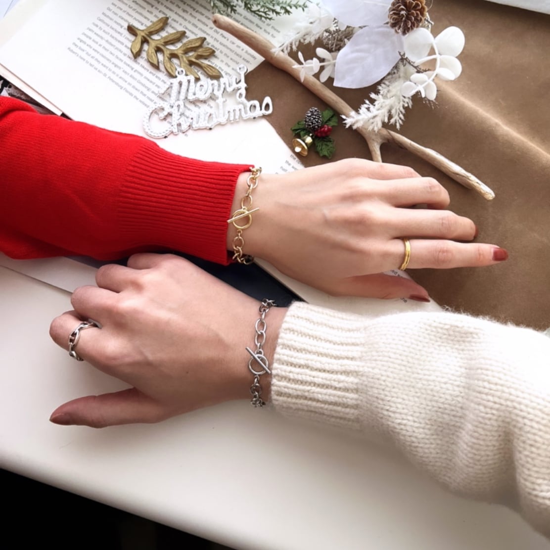 Sharp Chain Bracelet【SILVER】 | Akto