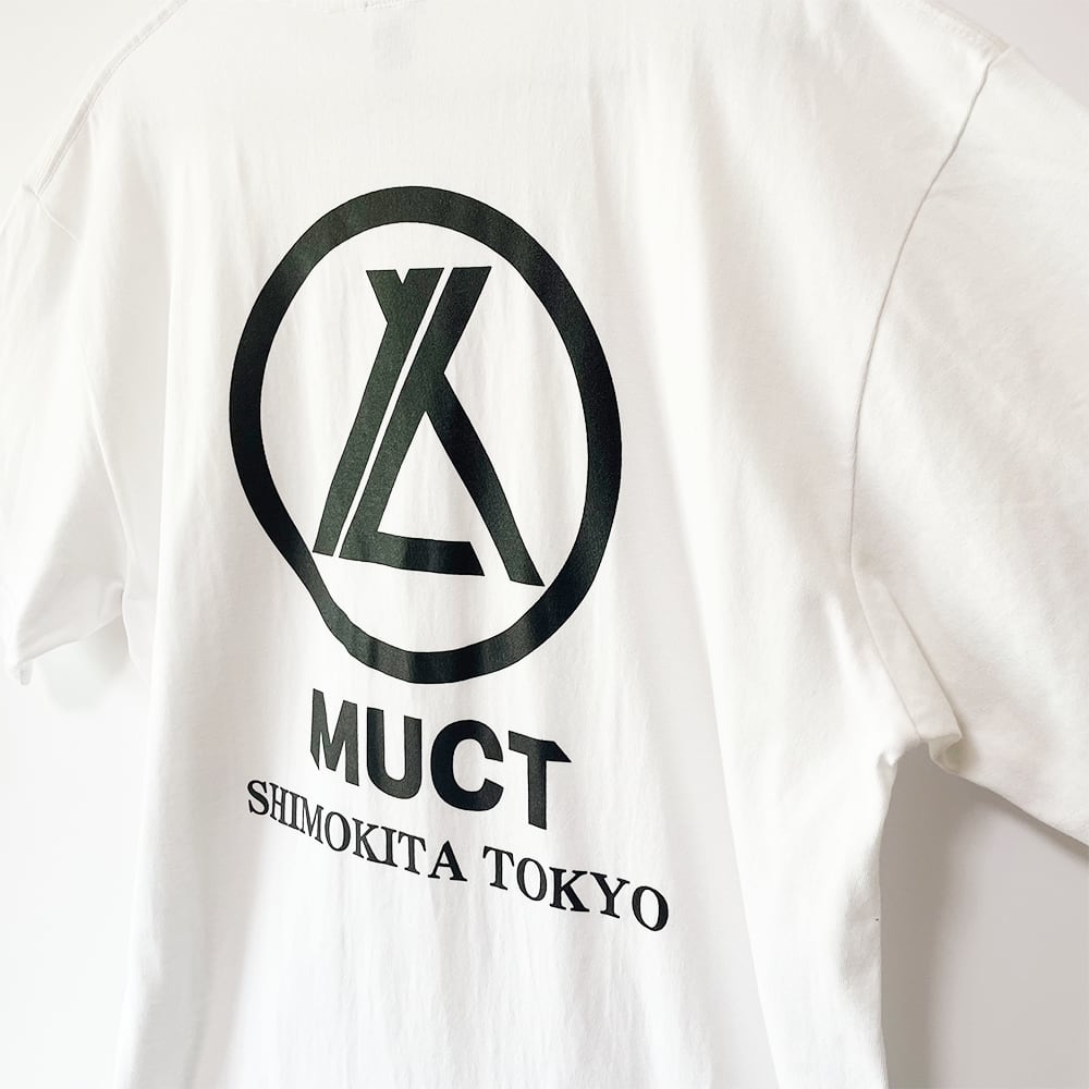 THE MUCT  Tshirt 【White/Black】（完全受注生産）