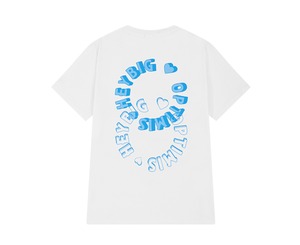 【韓国ファッション】半袖 バックプリント Tシャツ ユニセックス