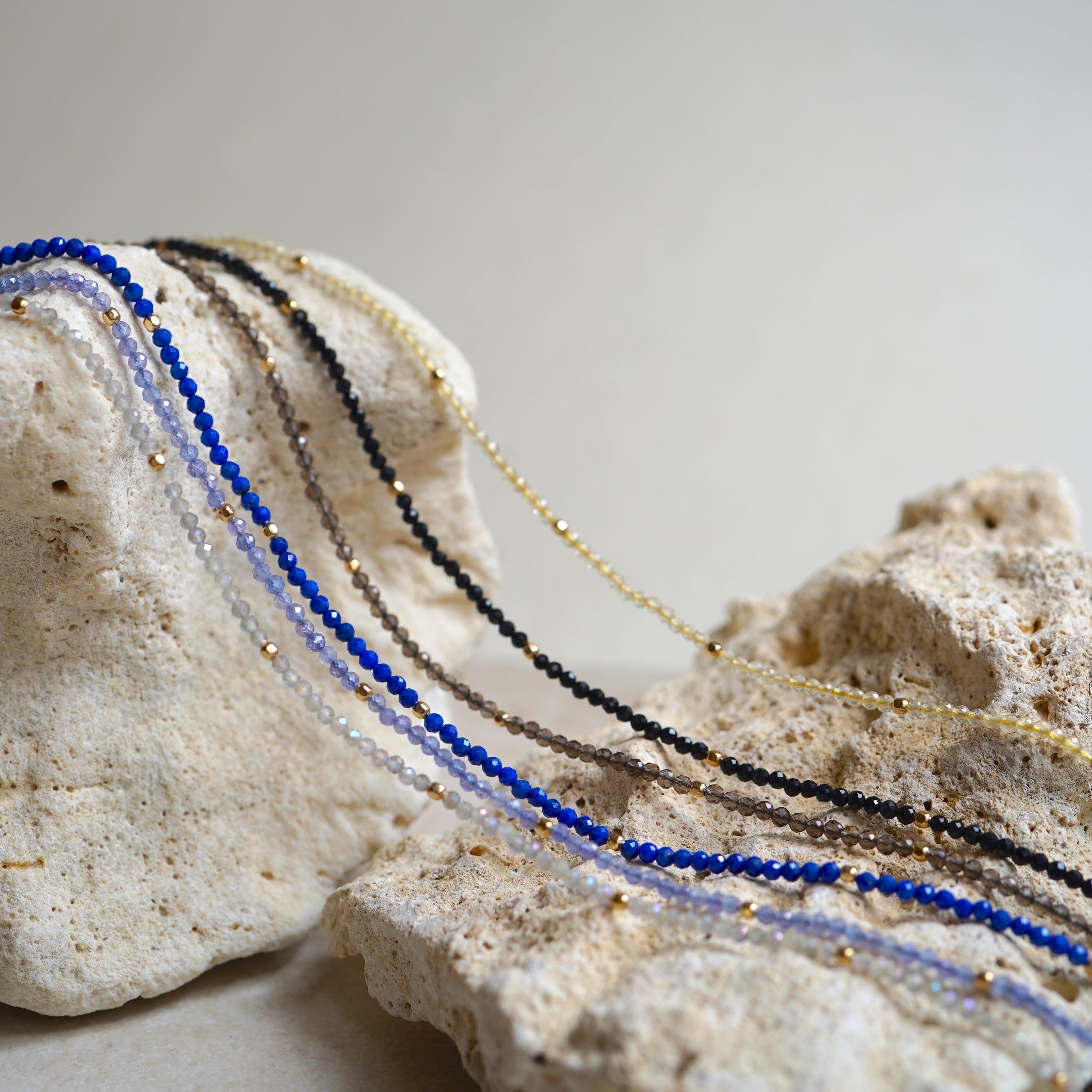 14KGF 天然石パターンチョーカー