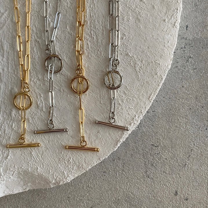 ボックスチェーンネックレス | 上品なアクセサリー | こだわり素材