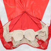 社交ダンス 衣装 スタンダード ドレス ワンピース スタンダードドレス 赤 無地 パーティ 発表会 レース 光沢 伸縮 上品 高級感 綺麗 レッド系 高品質 おしゃれ 女性用 エレガント フォーマル ラグジュアリー シンプル フェミニン スカートエレガント