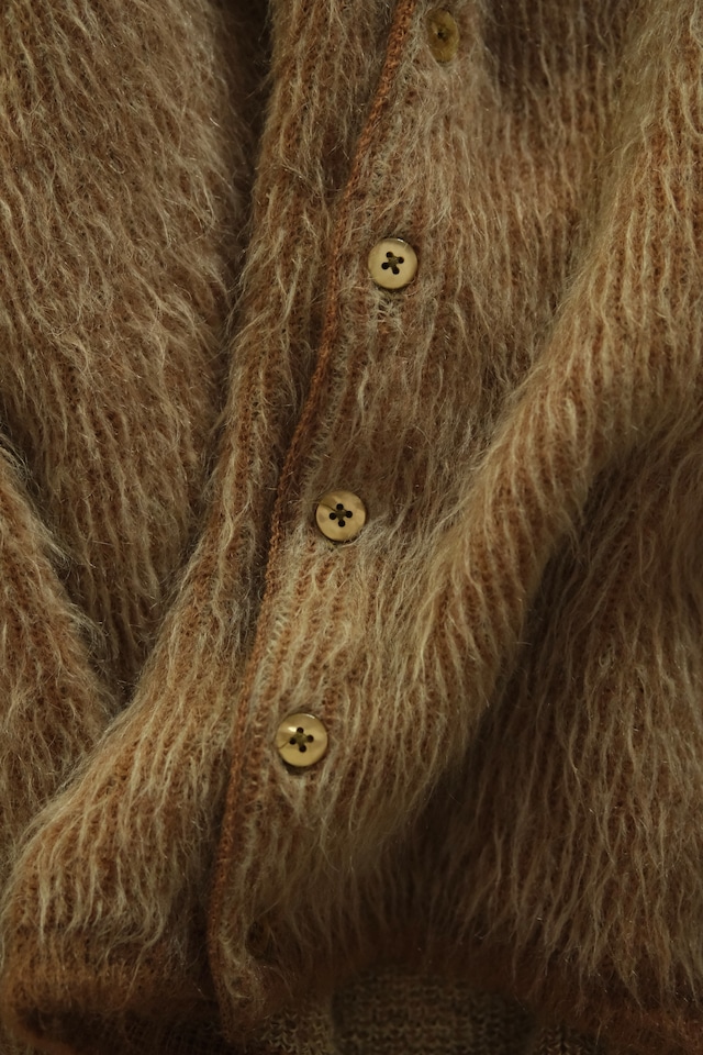 Utah/50's-60's Mohair65% Wool35% cardigan