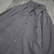 BRANDINI charcoal gray smooth cloth shirt