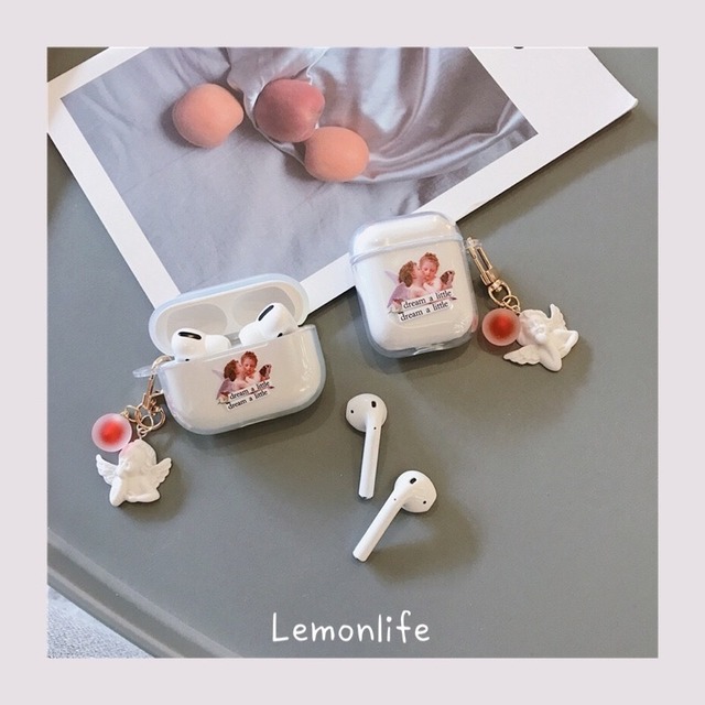 ☆キーチェーン付き☆Angel Air Pods case【A2001】