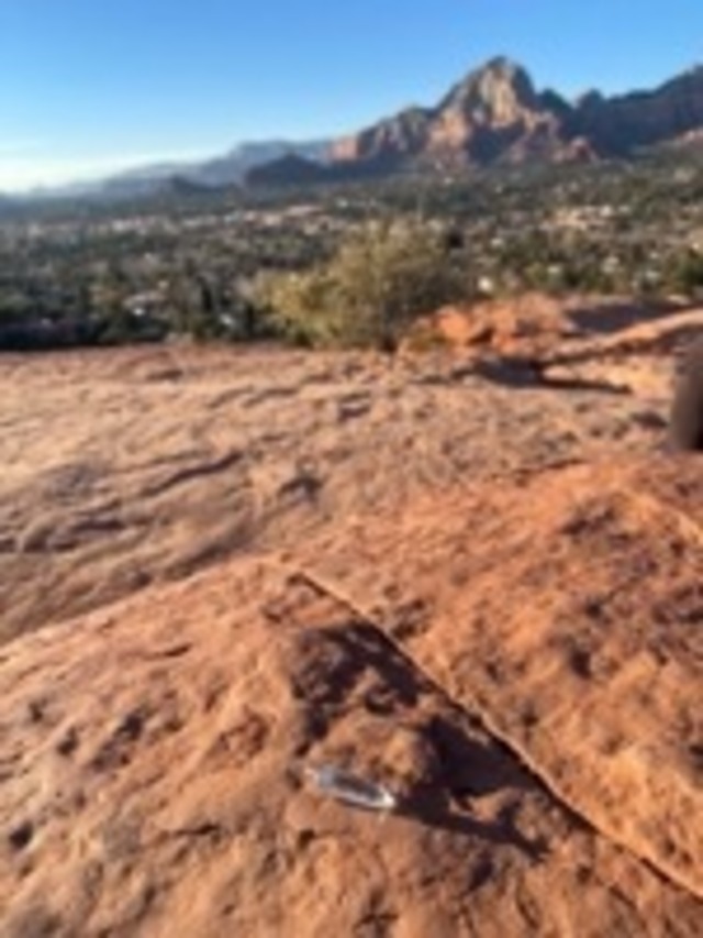 【聖地セドナでアチューメント】【超美石】ヴォーゲルクリスタル　ペンダント　（チェーンつき）　6401