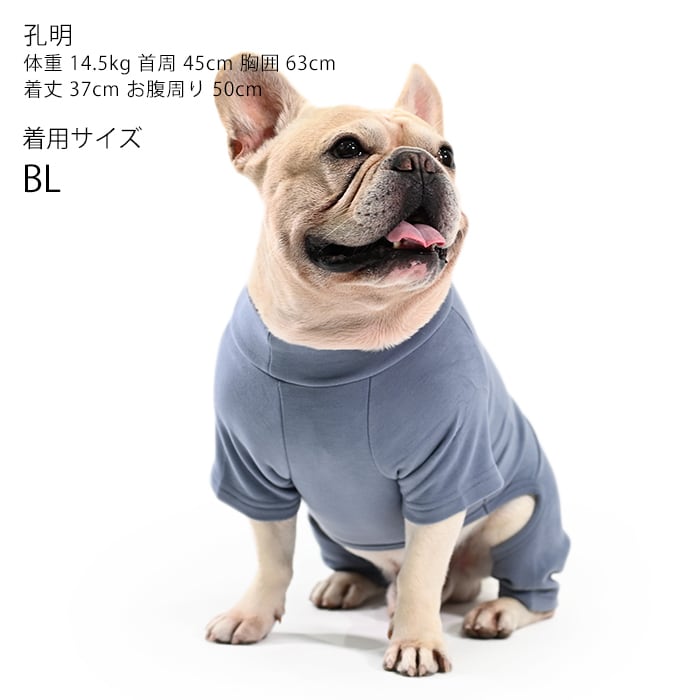 KM851OPフレブル パグ 服 吸湿 発熱 抗菌 防臭 ロンパース Tシャツ