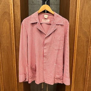 EUROPE VINTAGE EUROBLAN COTTON CHECK SHIRT ⑧