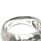 スターリング シルバー リング w/ホワイト ダイヤモンド マルチーズ クロス 18K イエロー ゴールド モチーフ：Rhonda Faber Green ロンダ フェイバー グリーン