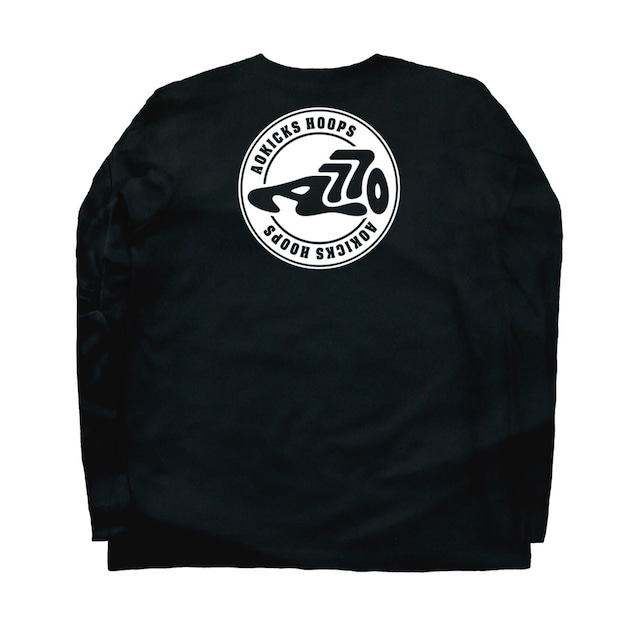 Logo dry Long T-shirt “丸ロゴ” /  black