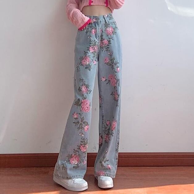 【着用レビュー】パンツ レディース デニム ワイドパンツ S M L XL 2XL 3XL ゆったり ロング丈 スリム 細身 ワイド ファスナー ポケット ハイウエスト デニム かわいい 大人可愛い きれいめ シンプル カジュアル おしゃれ かっこいい ストリート セクシー おとな ナチュラル こなれ感 ガーリー レトロ ヴィンテージ 華やか 花柄 学生 通学 デート お出かけ 女子会 イベント カフェ巡り 送料無料 ブルー 春 夏 10代 20代 ママ 韓国系 着回し 普段使い 脚長 大きいサイズ