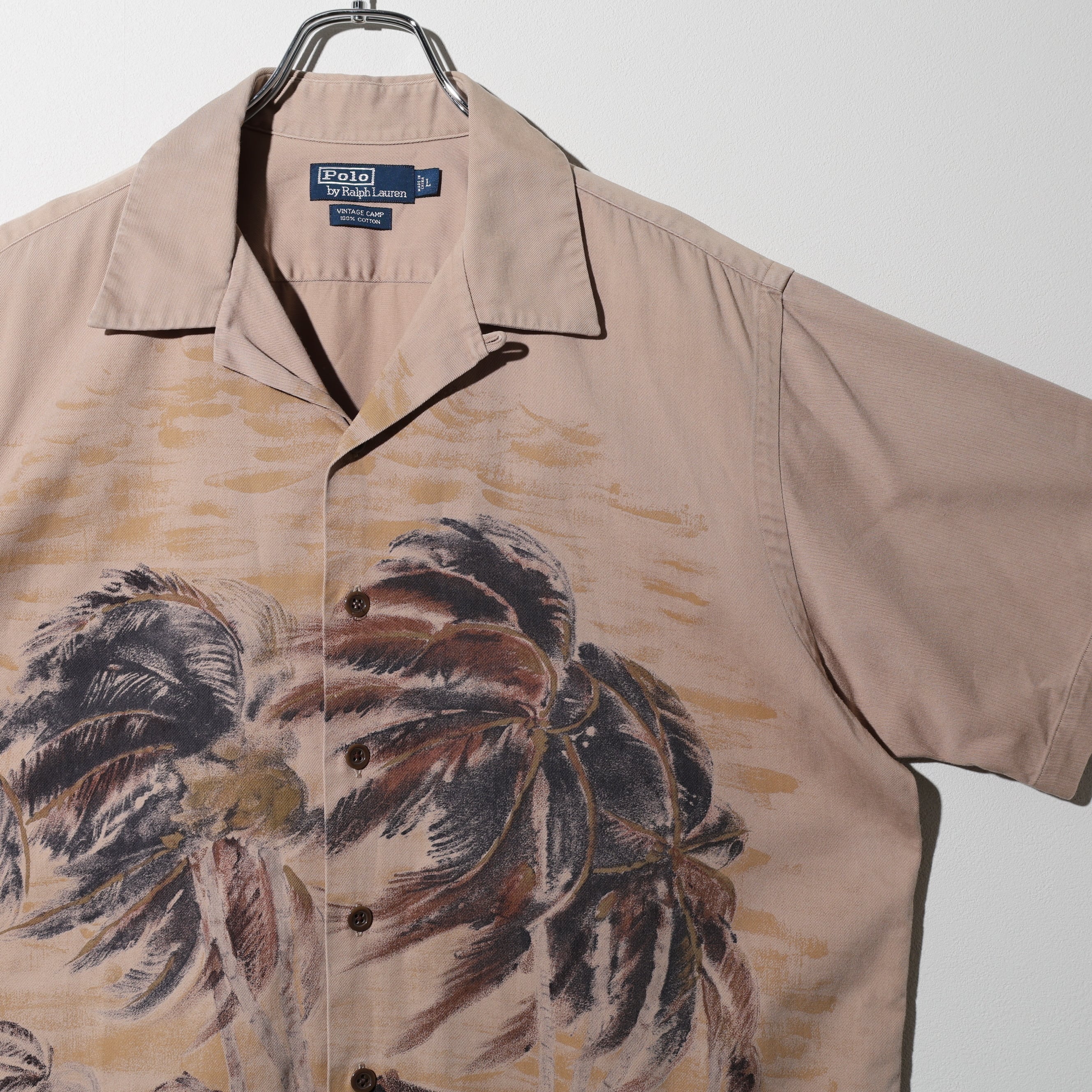 極美品 XL Adams レーヨン 黒 Polo Ralph Lauren ポロラルフローレン
