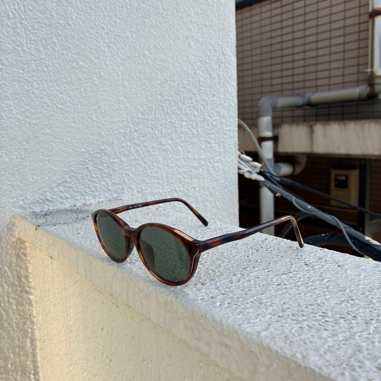 90s Bausch & Lomb Ray-Ban》W1946 / オーバルサングラス / G-15