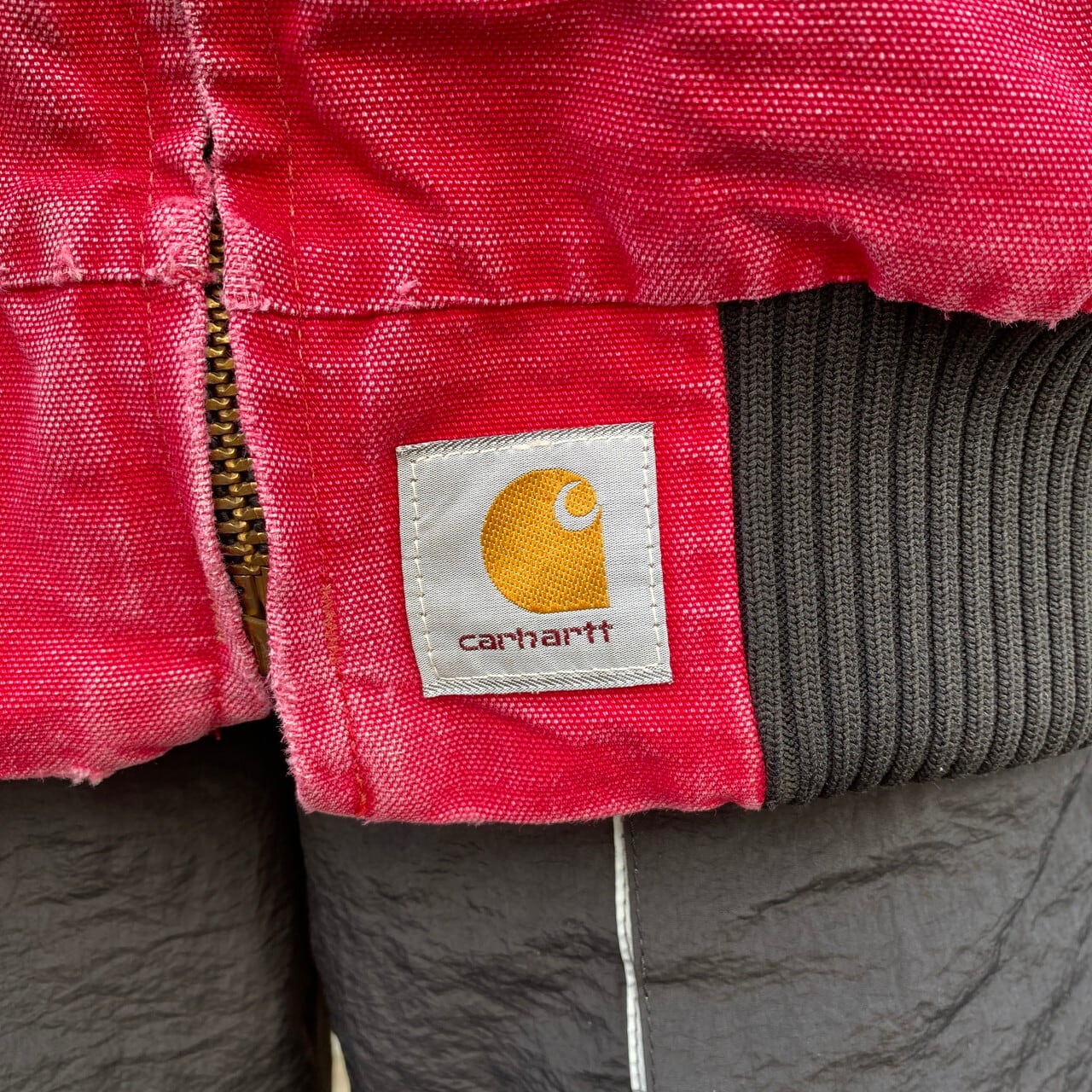 Carhartt サンタフェジャケット 赤キルティング 80s~90s Carhartt カーハート サンタフェジャケット ダック地 ワーク