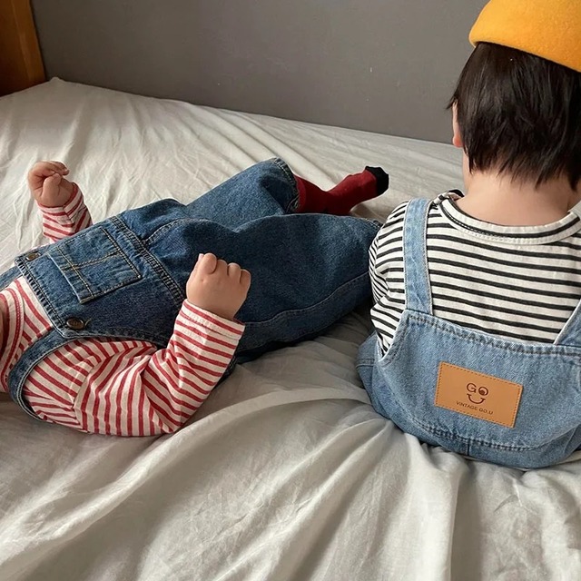 denim over all 〝light blue〟