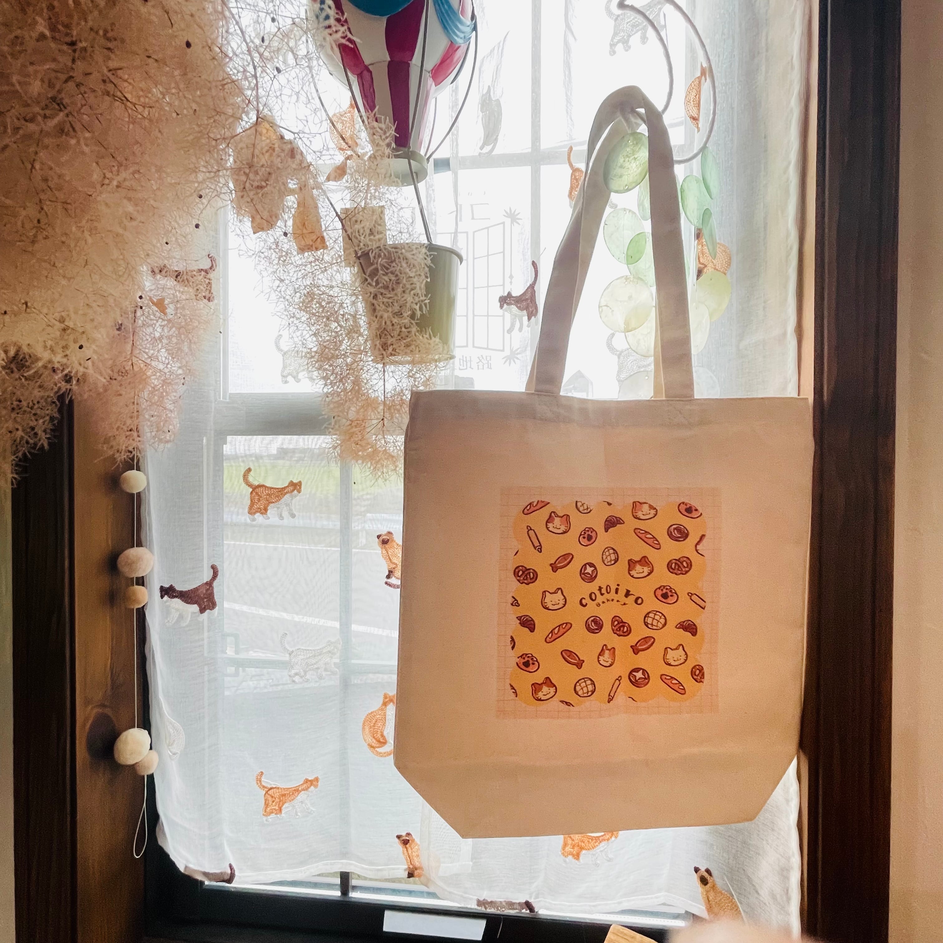 Jコトイロベーカリー|トートバッグ| 猫雑貨 猫モチーフ 猫グッズ アクセサリー ミニチュア
