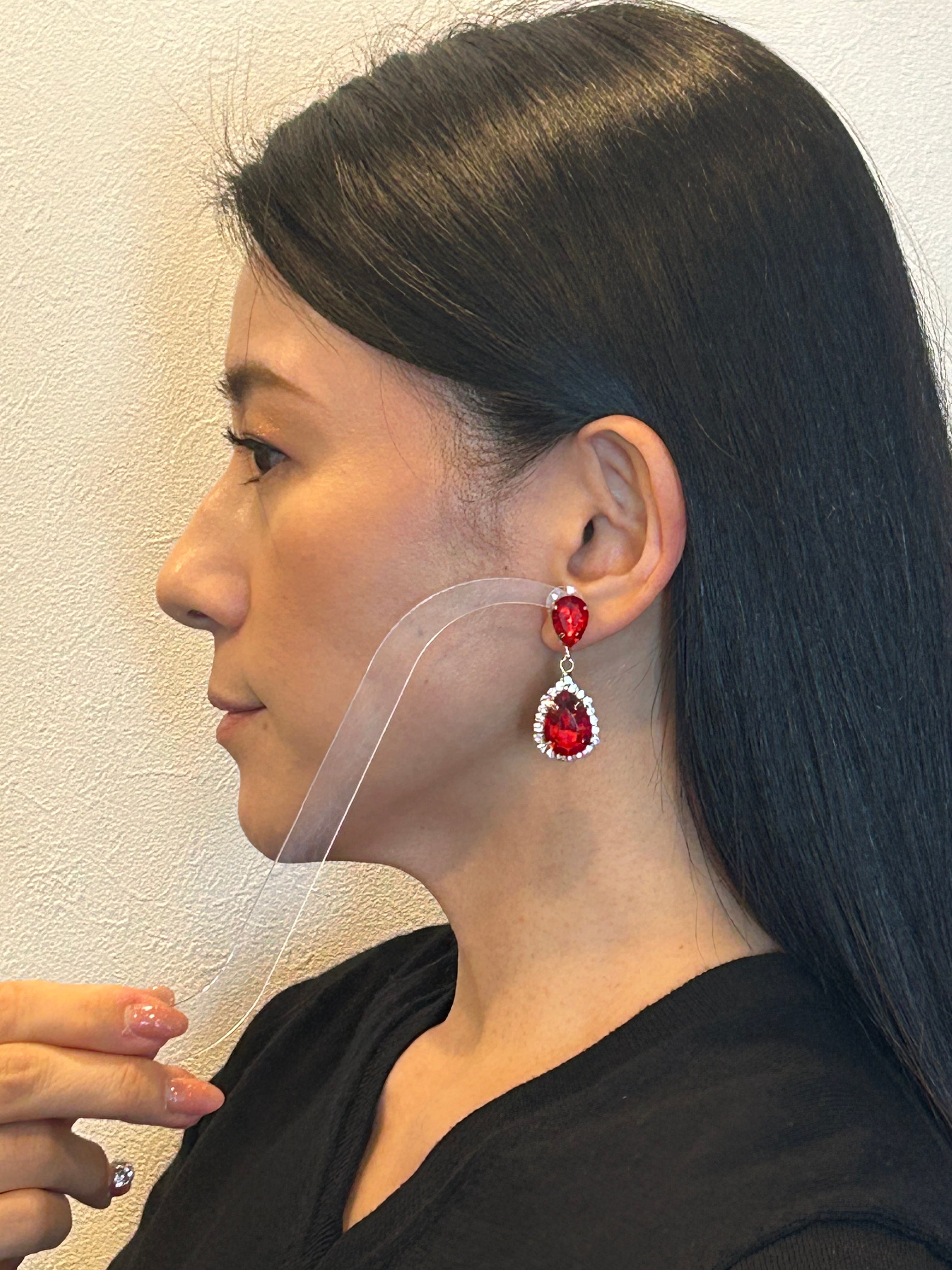 HASUNA K18YG アゲート　アマゾナイト　マザーオブパールピアス HASUNA K18YG アゲート アマゾナイト マザーオブパールピアス 【公式通販】