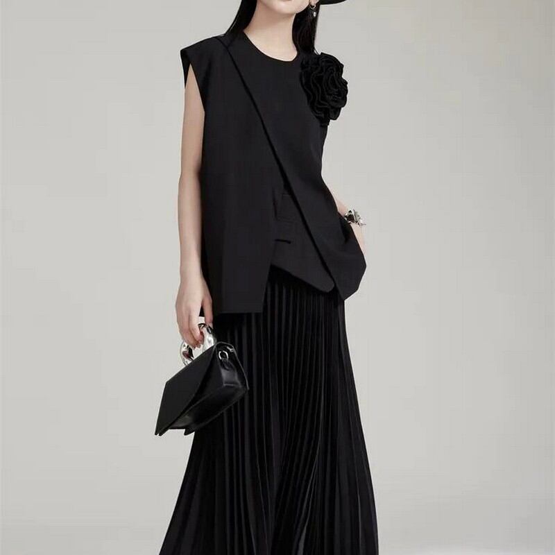 クロスノースリーブトップス A0353