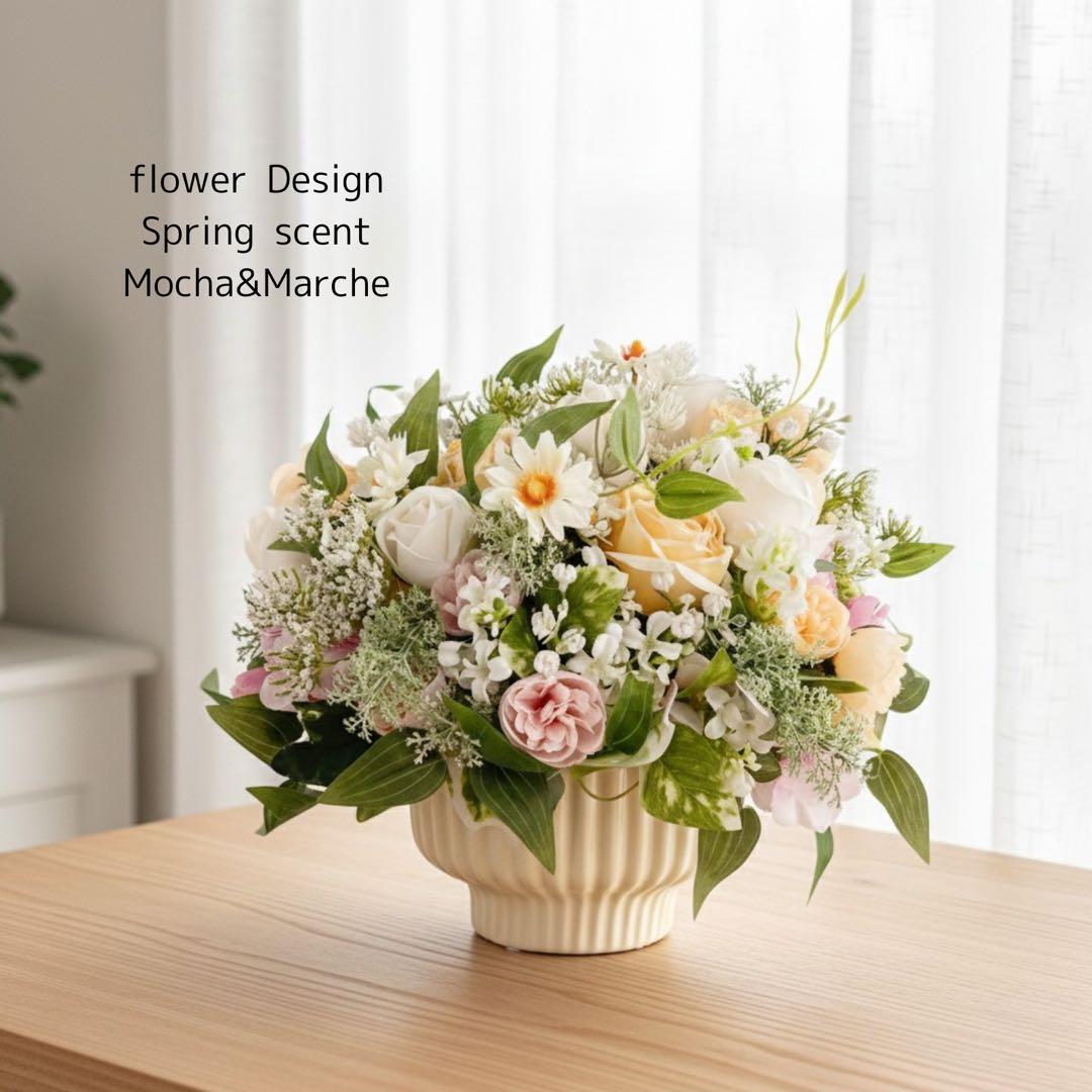 スプリングセレクト｜春待ちフラワーアレンジ ピンクローズの優しい