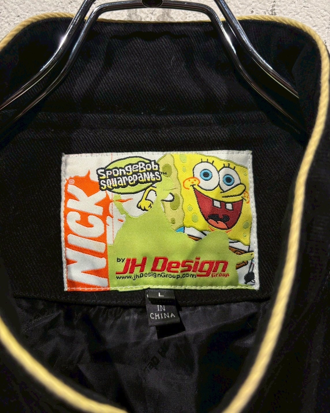 Caka otto】“JH Design” “SpongeBob SquarePants” Loose Racing Jacket