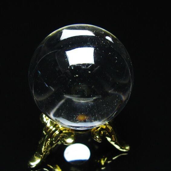 水晶 丸玉 23mm 一点物 おまかせ便 141-7672