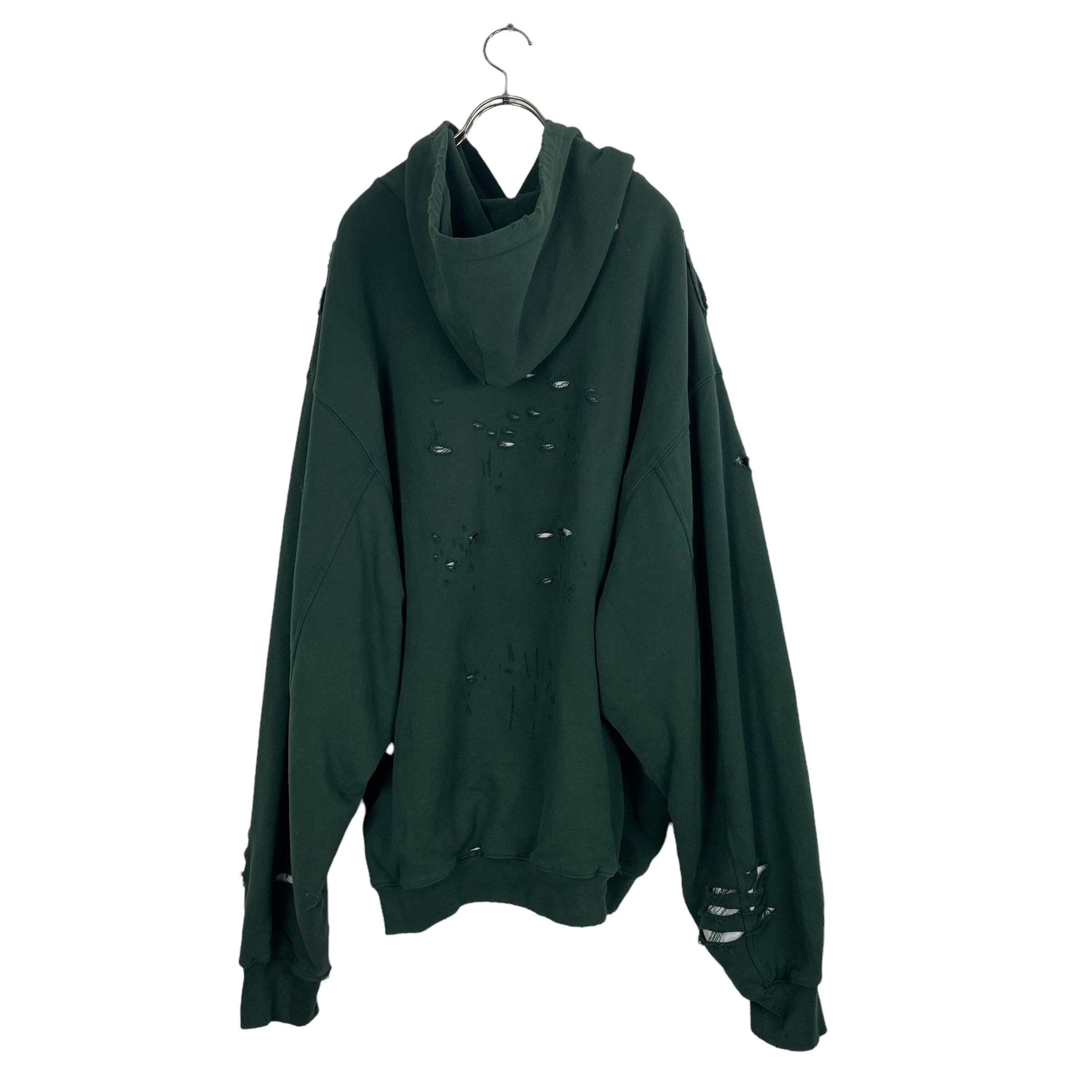 BALENCIAGA (バレンシアガ) DESTROYED HOODIE (black) | command BALENCIAGA (バレンシアガ) DESTROYED HOODIE (black) | command