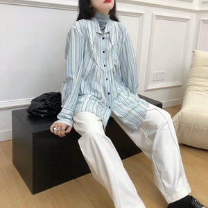 ストライプドレスシャツ A1289