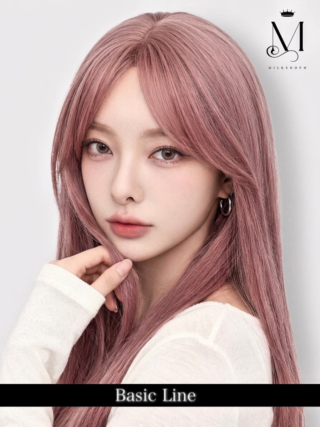 Basic - Blush Gradient Pink【商品番号 1016】レースフロントなし×