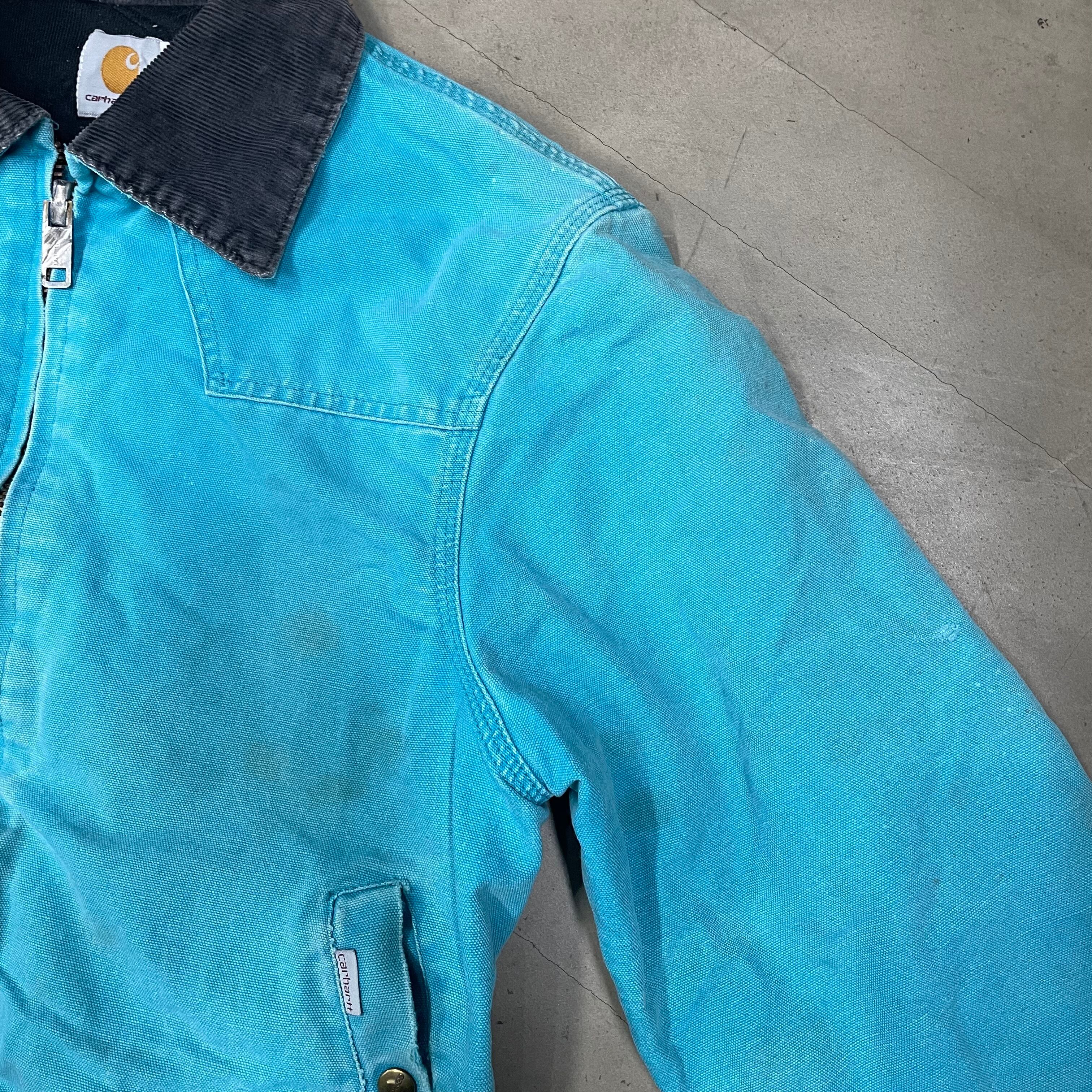 80s 90s carhartt サンタフェジャケット USA カーハート ターコイズ
