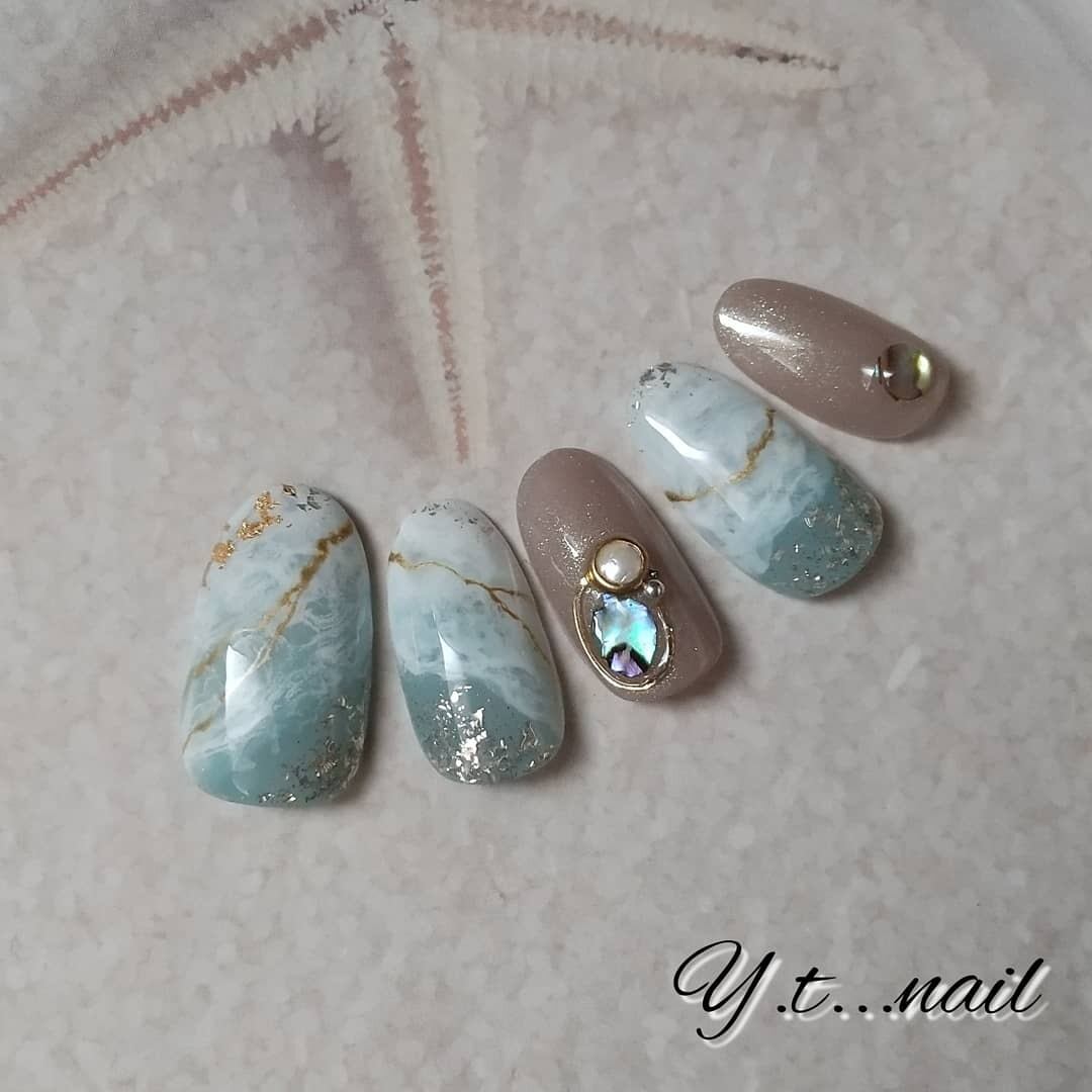 ネイルチップ☆海デザインカラー♪ | Y.t..nail