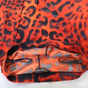 社交ダンス 衣装 ジャンティ gentil スカート ヒョウ柄 赤 ピンク 黒 伸縮 ストレッチ アニマル レッド系 ブラック系 レッスン パーティ 発表会 柔らかい 動物柄 スカート Mサイズ フレア ダンスウェア 踊る シンプル