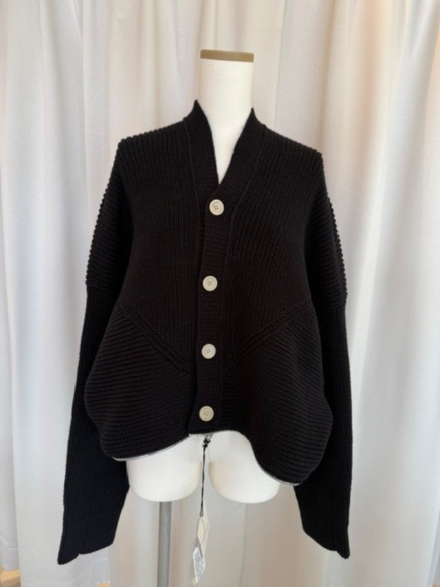 【2026AW】beautiful people - double-end fluffed cotton cardigan