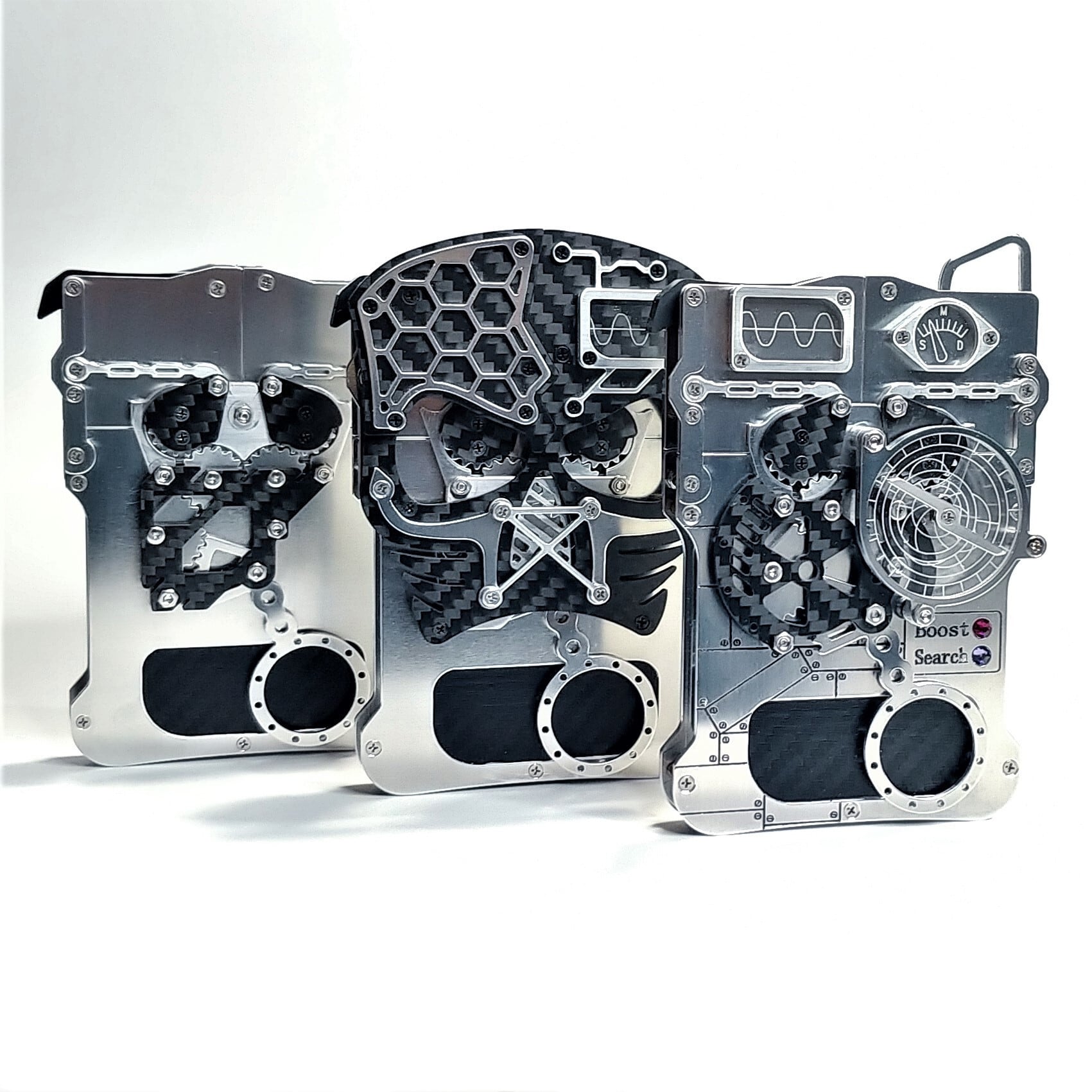 カシャっと開く！【メカニカルカードケース・名刺入れ・お財布