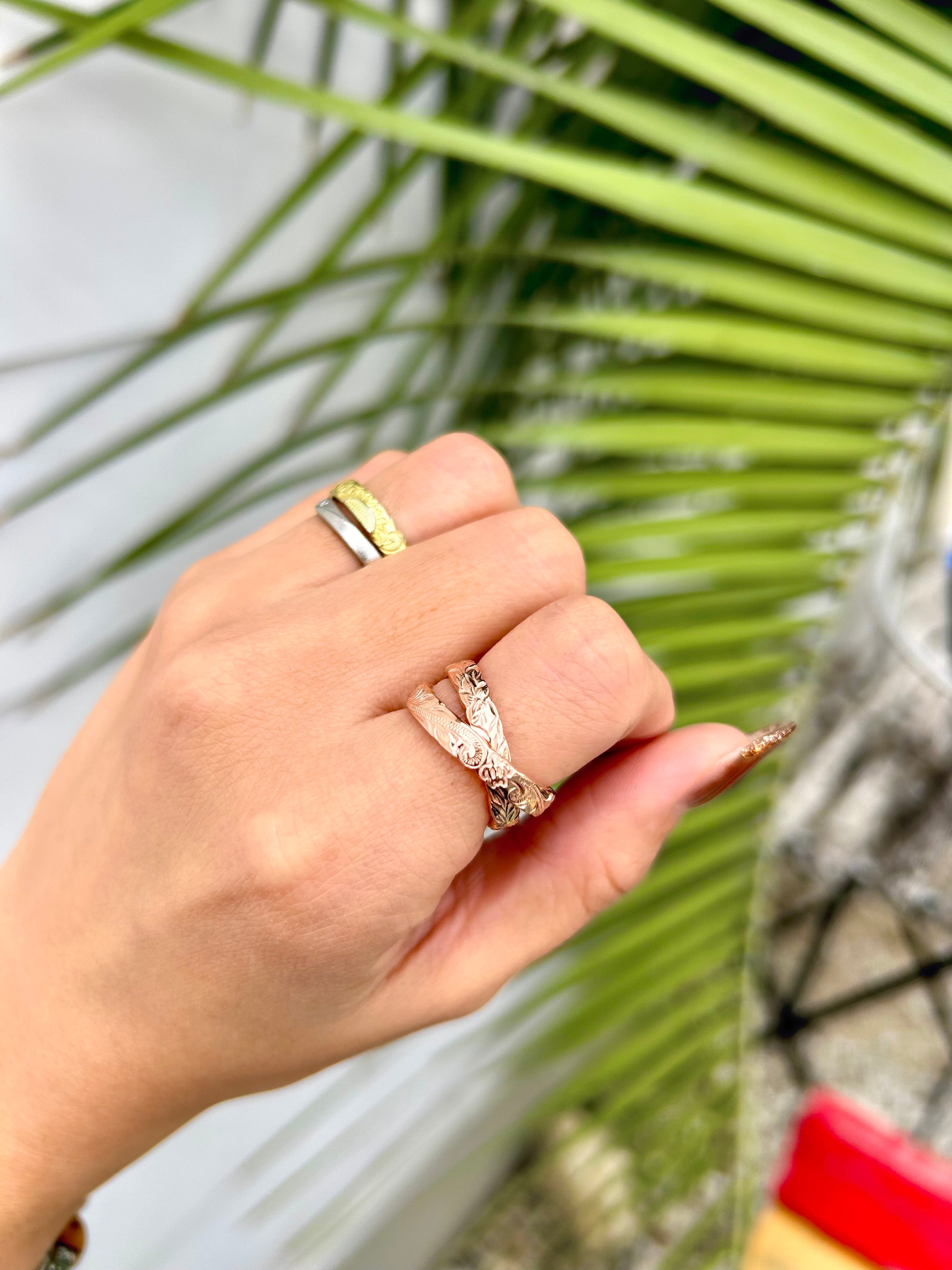 9th anniversary double ring ～pinkgold～￥14,000+tax